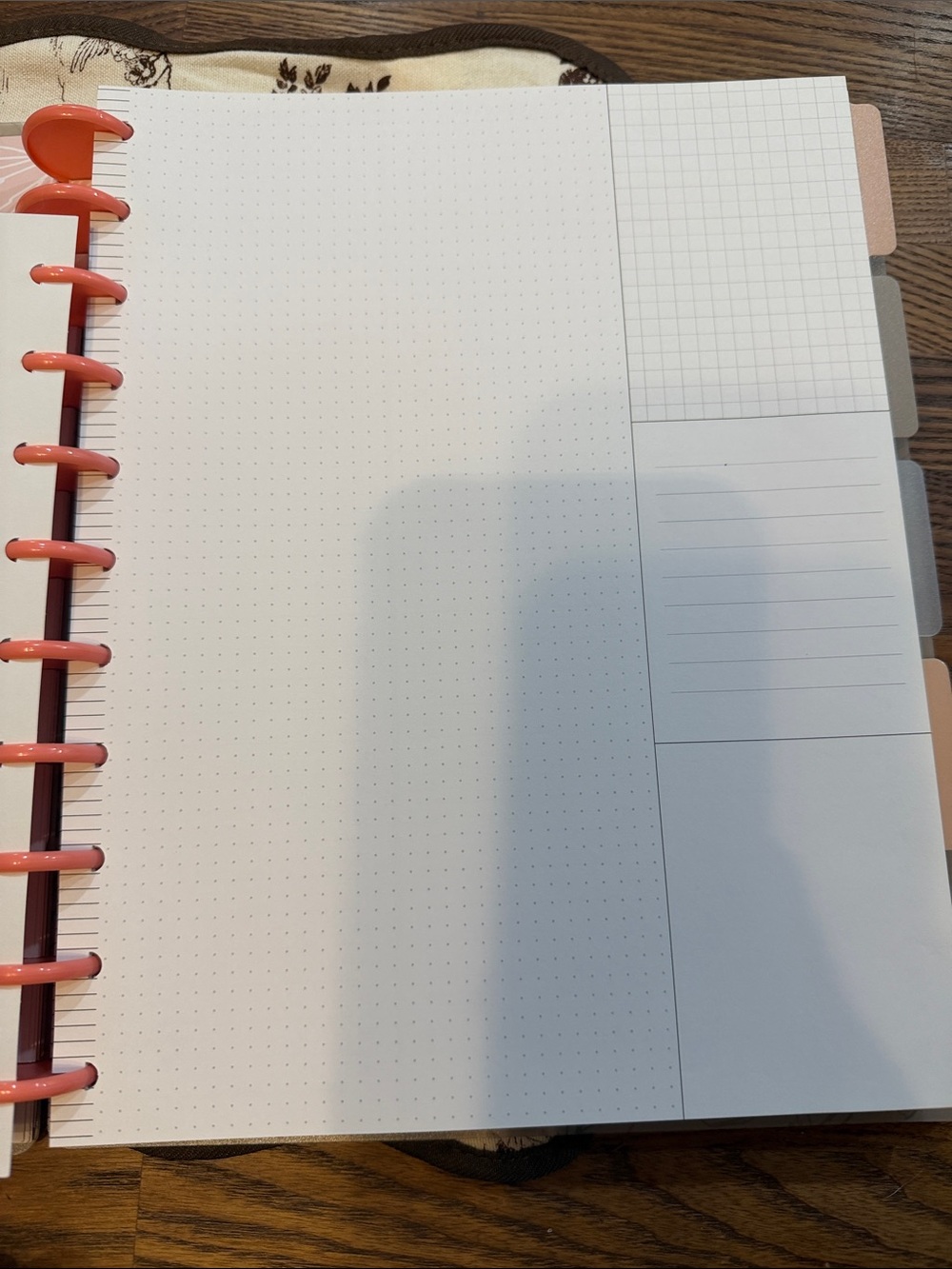 The Happy Planner Blush Pink & Gold Floral Monthly Planner - Picture 9 of 16